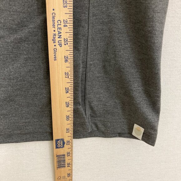 LALABU Soothe Short Sleeve Shirt Kangaroo Pouch Gray Size XL - Picture 5 of 11